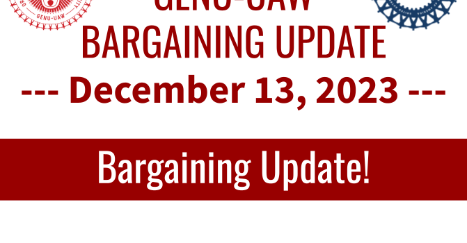 Contract Bargaining Update – 12/13/2023 Contract Bargaining Update – 12/13/2023